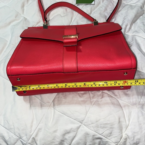 RARE like new Kate Spade NY Rosaline Parchment Drive Leather Satchel Bag - Picture 7 of 16